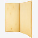 3D Wooden Book Backdrop - Open Pages