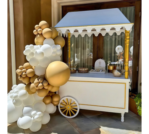 Wooden Candy Cart 3x5 ft, 7 ft tall